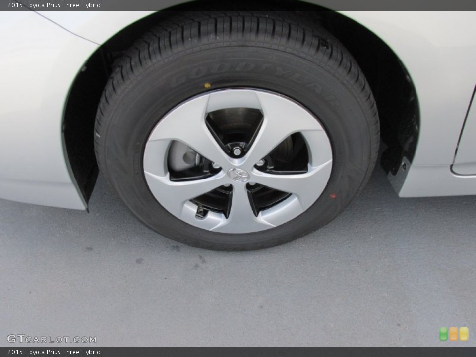 2015 Toyota Prius Three Hybrid Wheel and Tire Photo #100509528