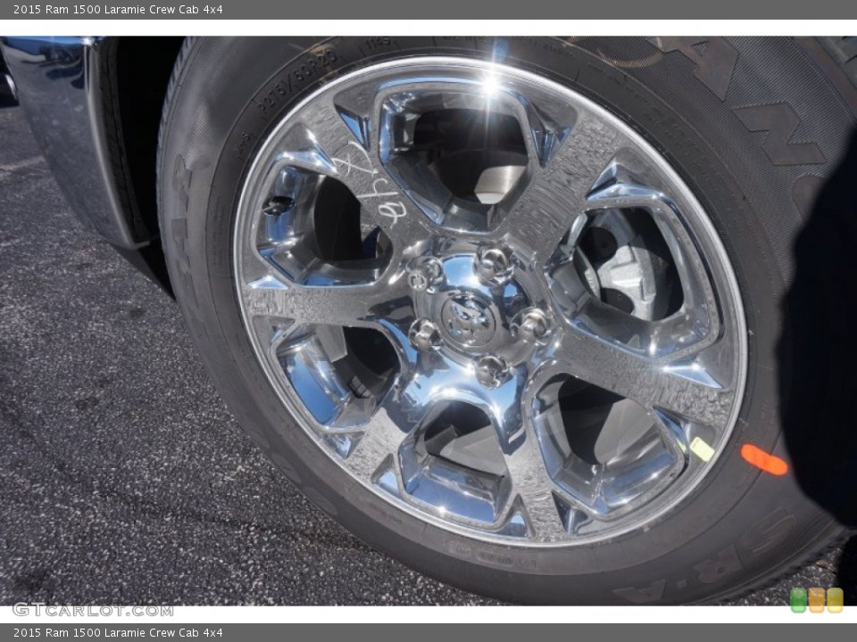 2015 Ram 1500 Laramie Crew Cab 4x4 Wheel and Tire Photo #100524581