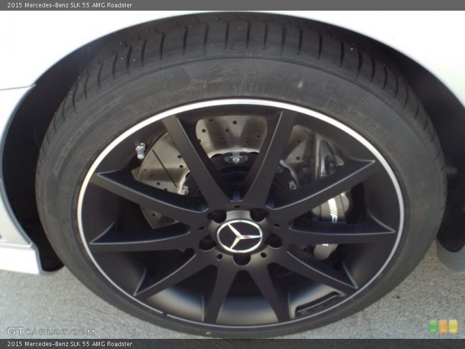 2015 Mercedes-Benz SLK 55 AMG Roadster Wheel and Tire Photo #100547561