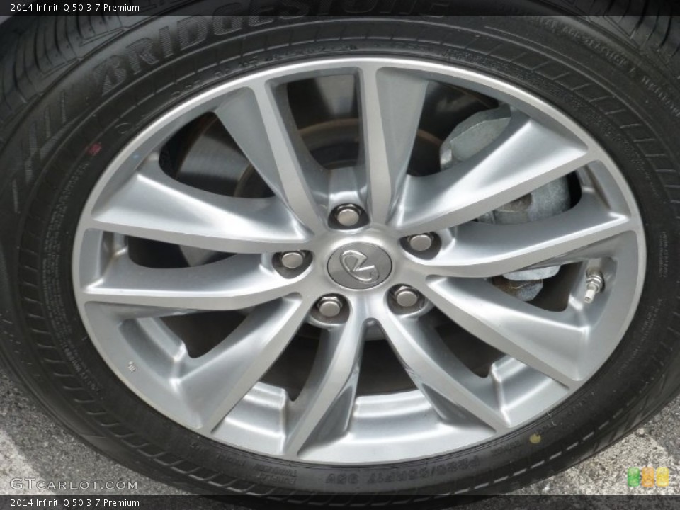 2014 Infiniti Q 50 3.7 Premium Wheel and Tire Photo #100561097