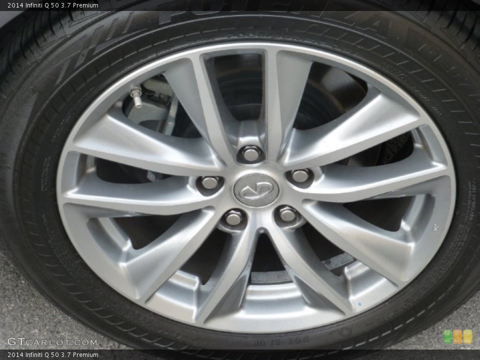 2014 Infiniti Q 50 3.7 Premium Wheel and Tire Photo #100561252