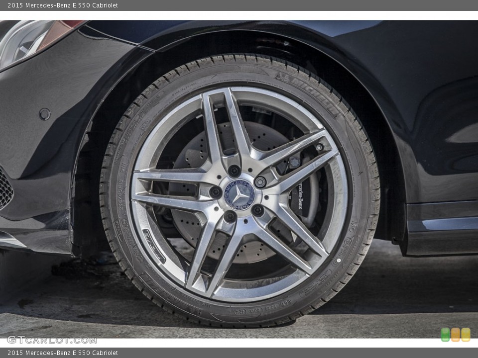 2015 Mercedes-Benz E 550 Cabriolet Wheel and Tire Photo #100568402