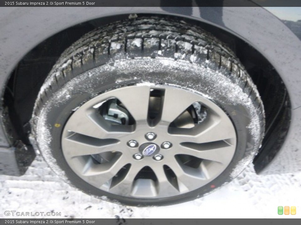 2015 Subaru Impreza 2.0i Sport Premium 5 Door Wheel and Tire Photo #100616997