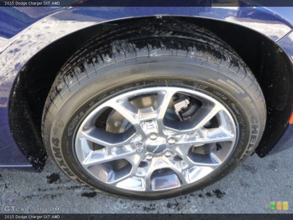 2015 Dodge Charger SXT AWD Wheel and Tire Photo #100617733