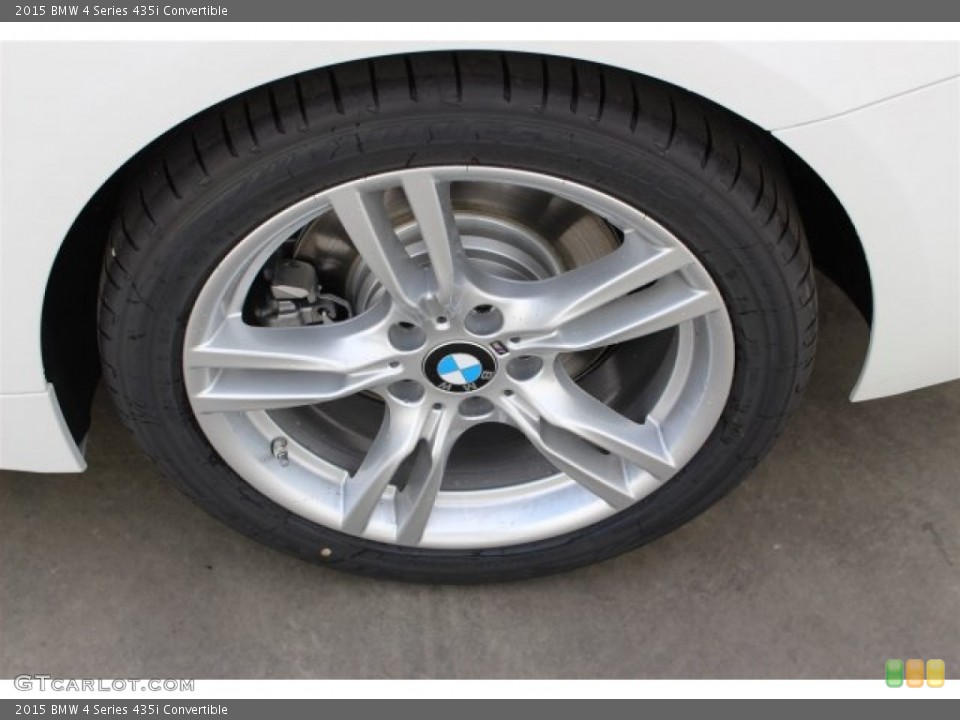 2015 BMW 4 Series 435i Convertible Wheel and Tire Photo #100632136