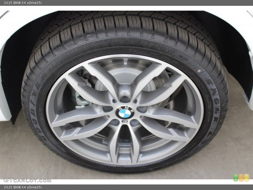 2015 BMW X4 xDrive35i Wheel and Tire Photo #100633450