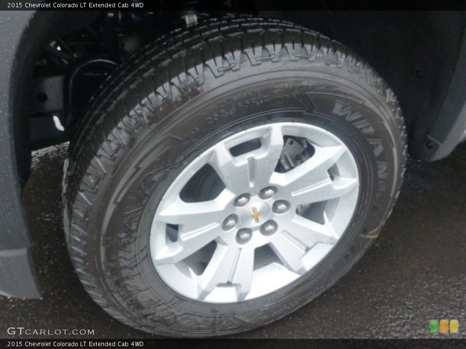 2015 Chevrolet Colorado LT Extended Cab 4WD Wheel and Tire Photo #100641179