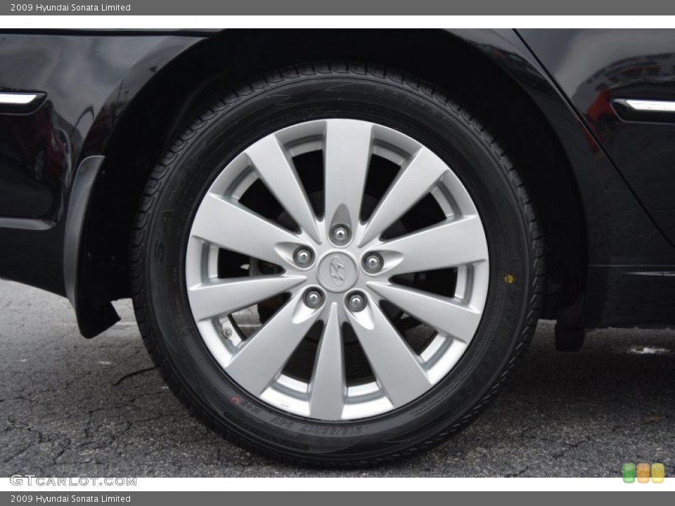 2009 Hyundai Sonata Limited Wheel and Tire Photo #100644104