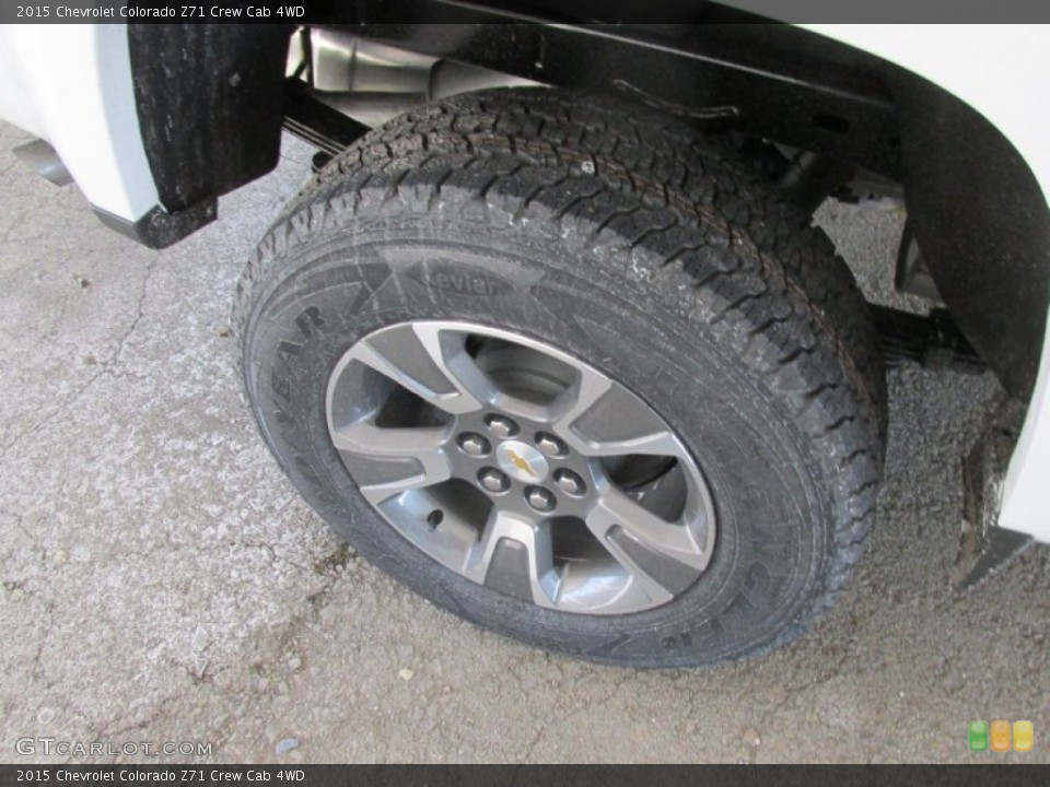 2015 Chevrolet Colorado Z71 Crew Cab 4WD Wheel and Tire Photo #100651760