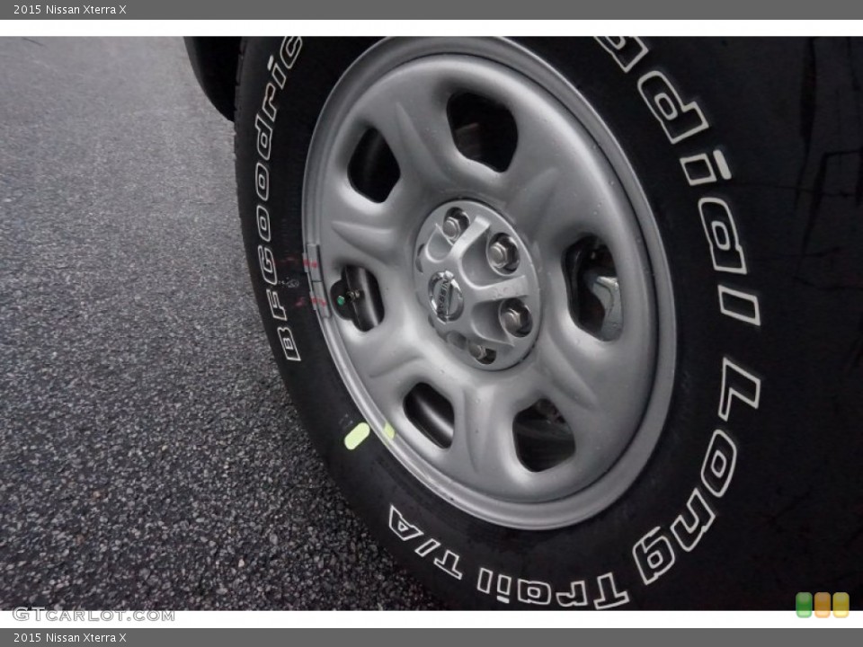 2015 Nissan Xterra X Wheel and Tire Photo #100652017
