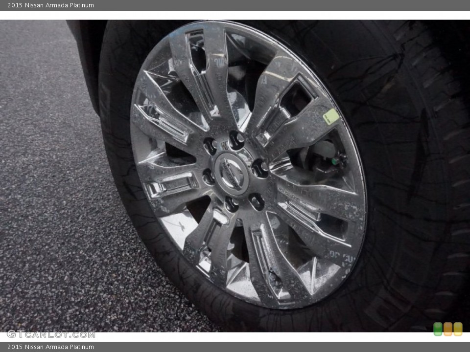 2015 Nissan Armada Platinum Wheel and Tire Photo #100654049