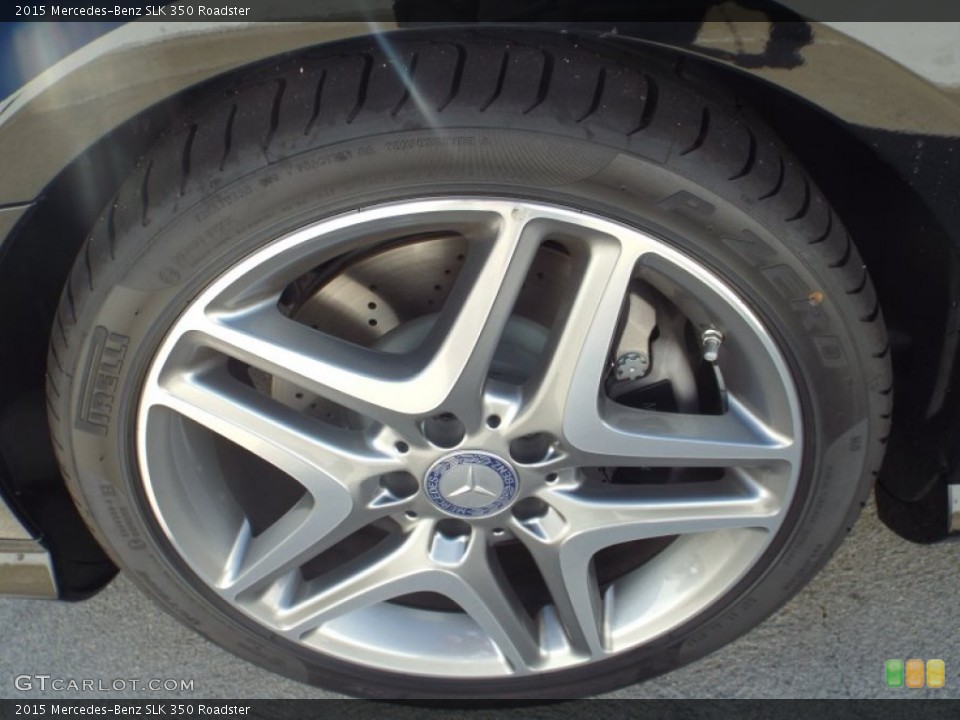 2015 Mercedes-Benz SLK 350 Roadster Wheel and Tire Photo #100677374