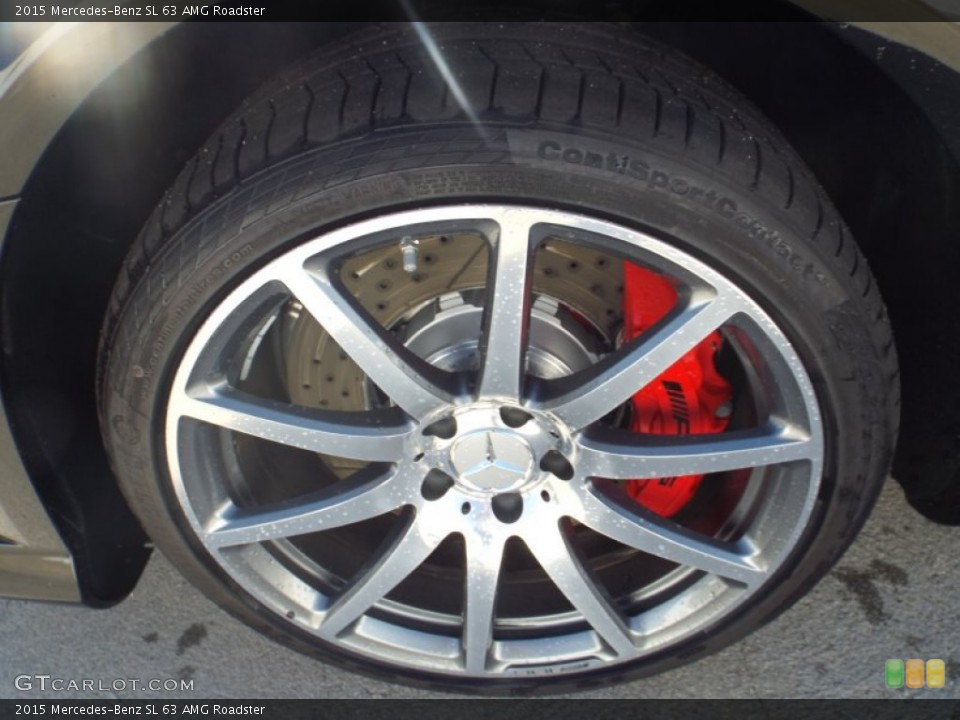 2015 Mercedes-Benz SL 63 AMG Roadster Wheel and Tire Photo #100678178