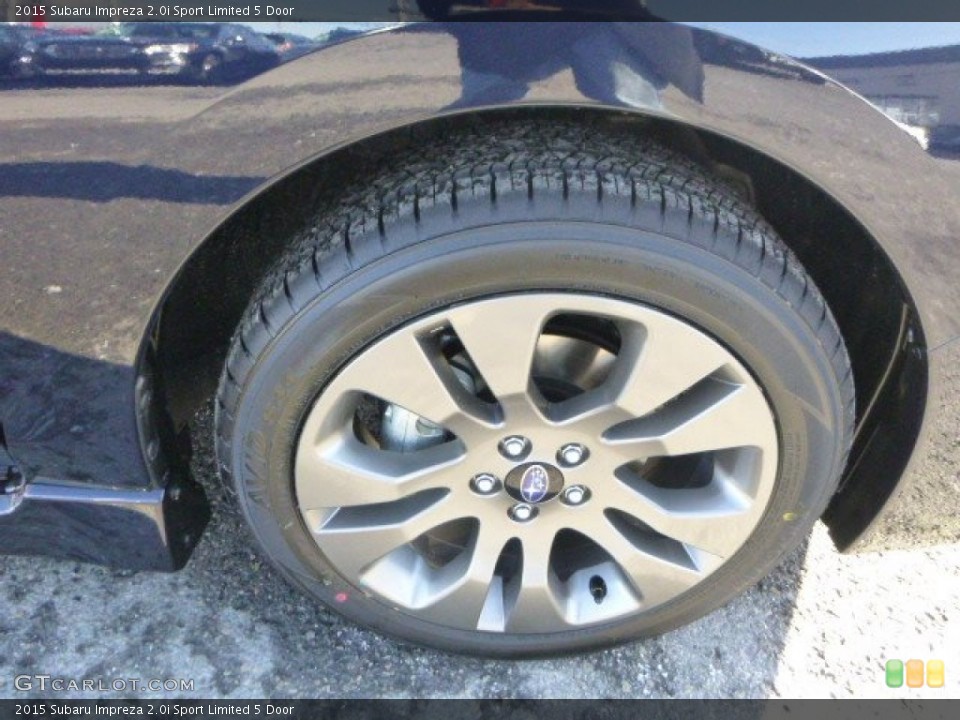 2015 Subaru Impreza 2.0i Sport Limited 5 Door Wheel and Tire Photo #100685837