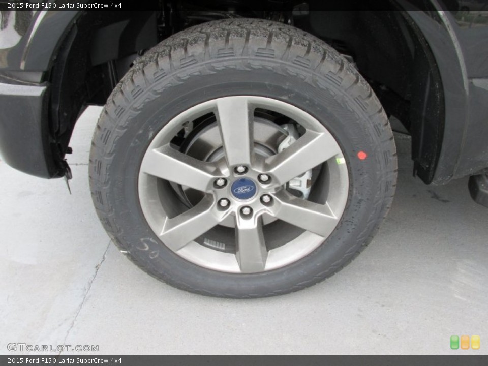 2015 Ford F150 Lariat SuperCrew 4x4 Wheel and Tire Photo #100693844