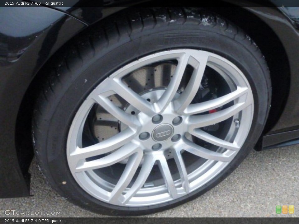 2015 Audi RS 7 4.0 TFSI quattro Wheel and Tire Photo #100739663