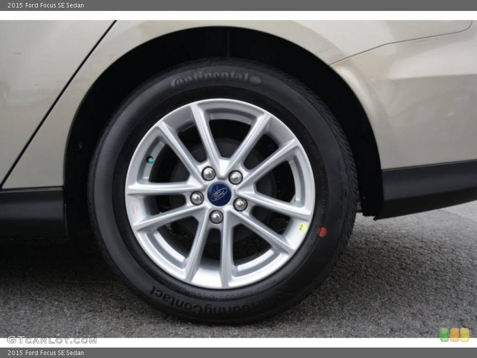 2015 Ford Focus SE Sedan Wheel and Tire Photo #100741160