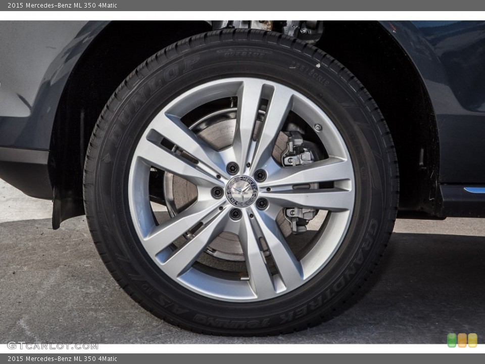 2015 Mercedes-Benz ML 350 4Matic Wheel and Tire Photo #100741397