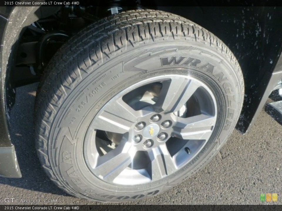 2015 Chevrolet Colorado LT Crew Cab 4WD Wheel and Tire Photo #100742300