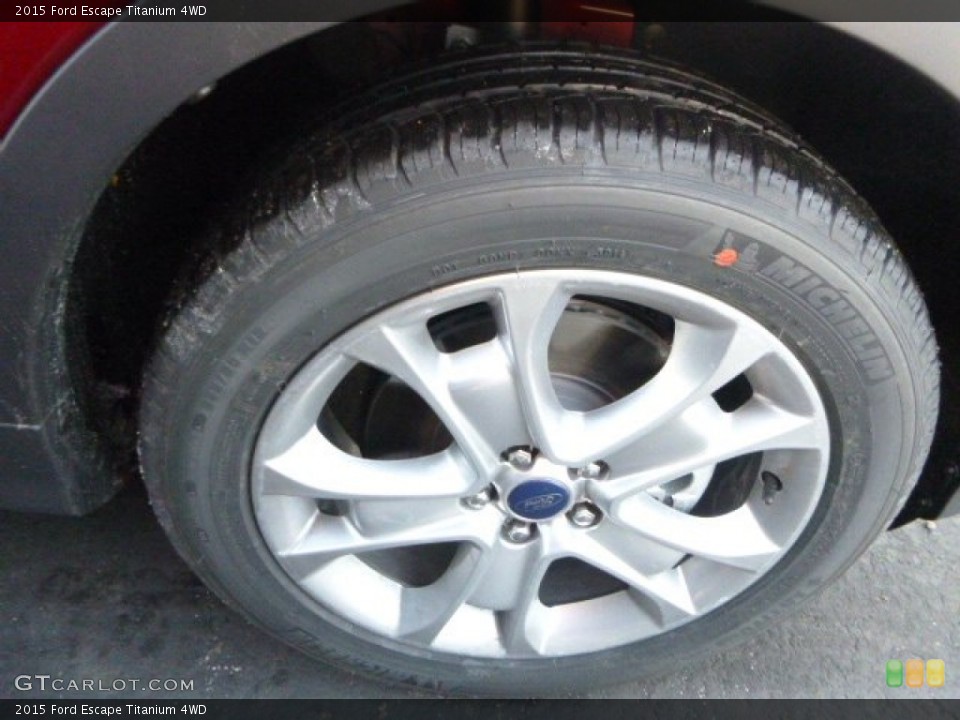 2015 Ford Escape Titanium 4WD Wheel and Tire Photo #100759588