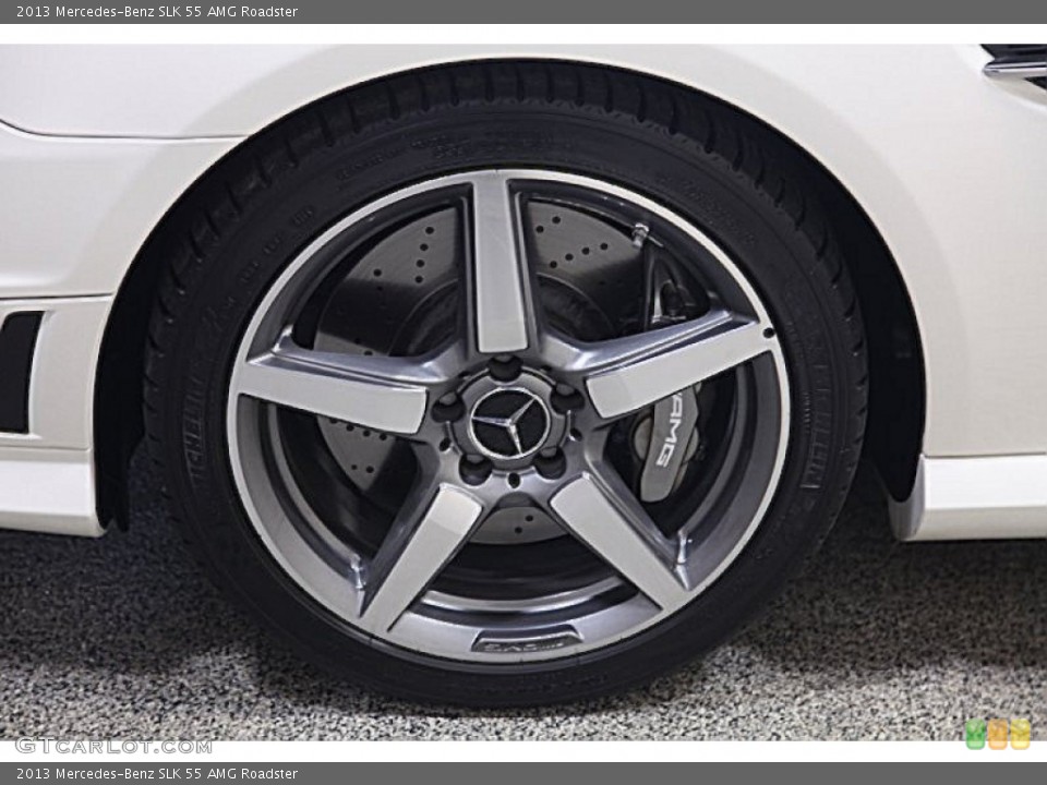 2013 Mercedes-Benz SLK 55 AMG Roadster Wheel and Tire Photo #100770532
