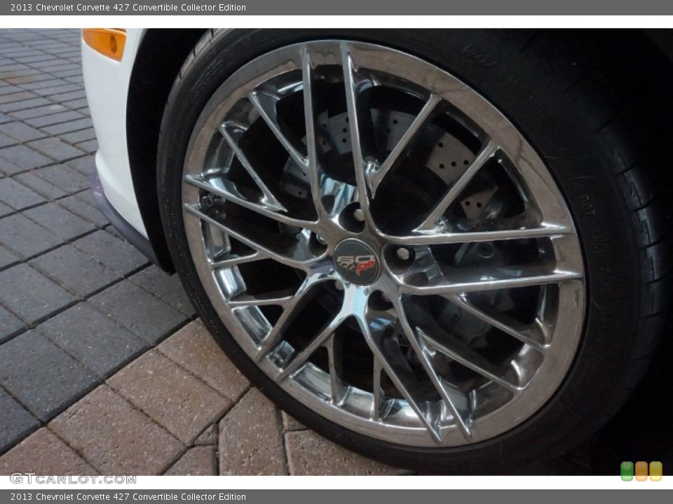 2013 Chevrolet Corvette 427 Convertible Collector Edition Wheel and Tire Photo #100789507