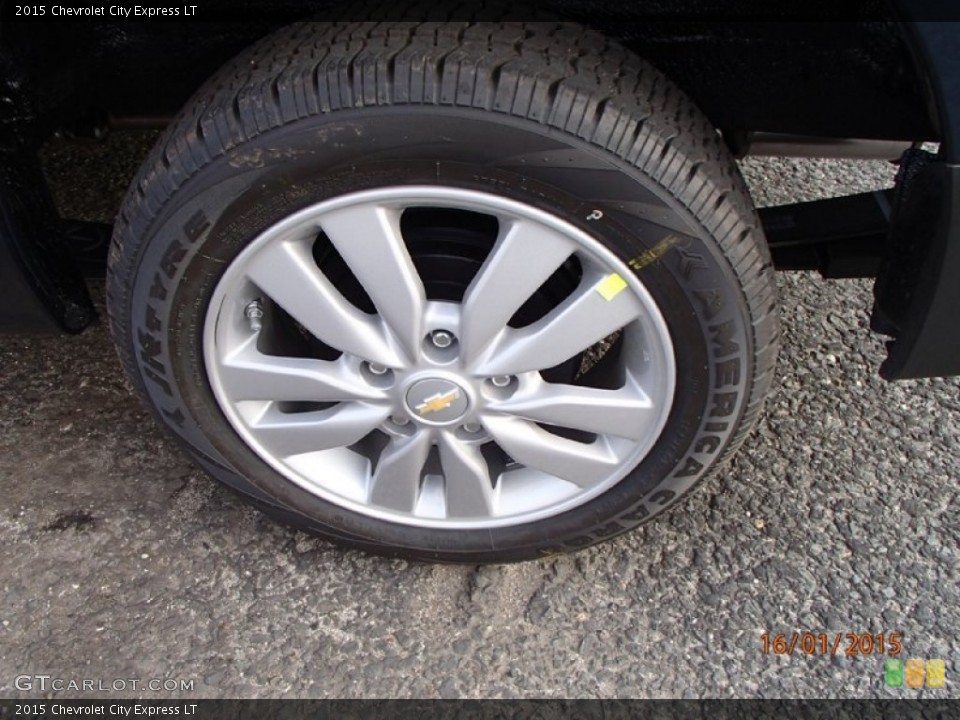 2015 Chevrolet City Express LT Wheel and Tire Photo #100793477