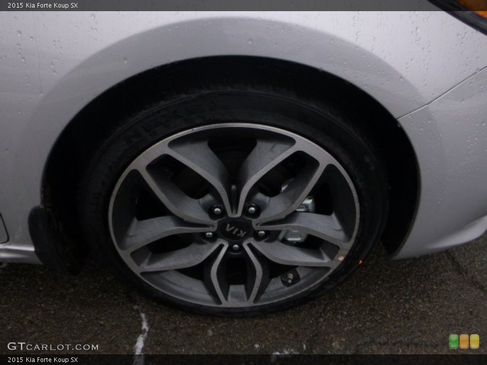 2015 Kia Forte Koup SX Wheel and Tire Photo #100824151