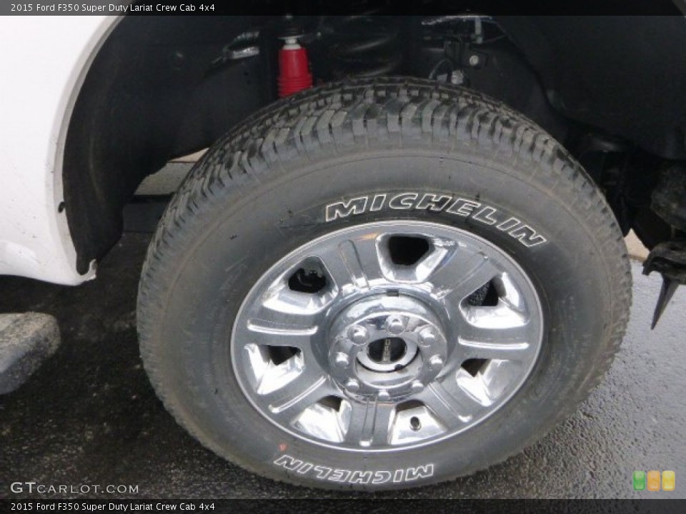 2015 Ford F350 Super Duty Lariat Crew Cab 4x4 Wheel and Tire Photo #100826194