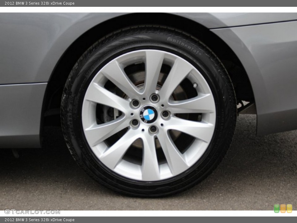 2012 BMW 3 Series 328i xDrive Coupe Wheel and Tire Photo #100848605