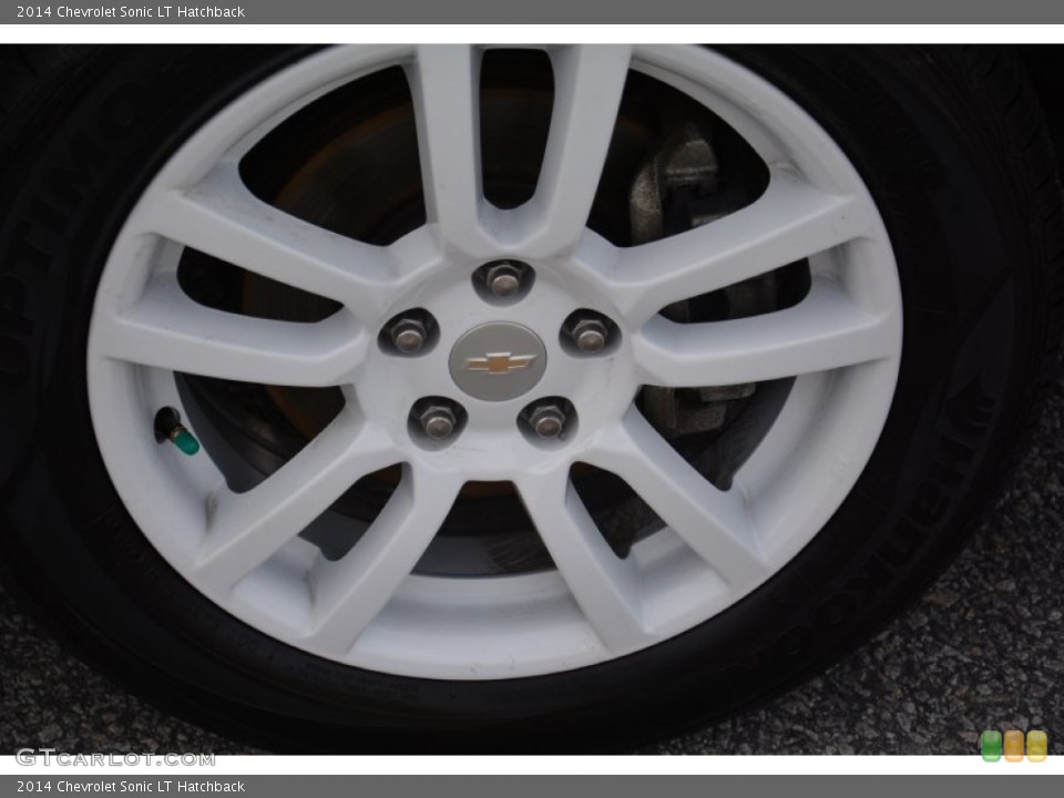2014 Chevrolet Sonic LT Hatchback Wheel and Tire Photo #100855400