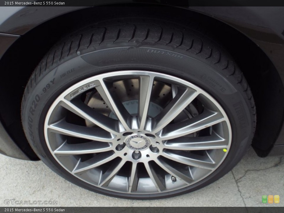 2015 Mercedes-Benz S 550 Sedan Wheel and Tire Photo #100860887
