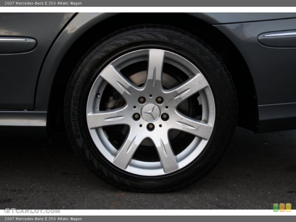 2007 Mercedes-Benz E 350 4Matic Wagon Wheel and Tire Photo #100875569