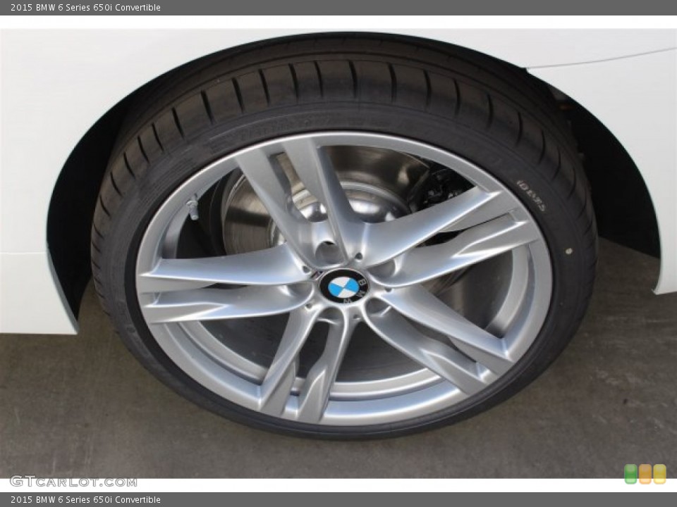 2015 BMW 6 Series 650i Convertible Wheel and Tire Photo #100879715