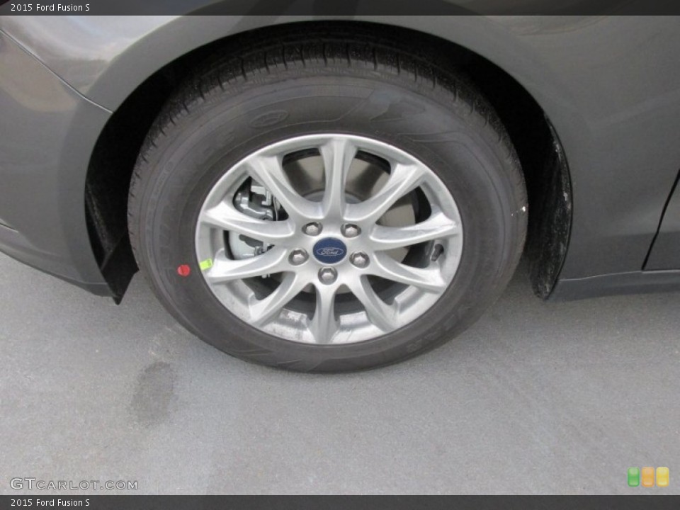 2015 Ford Fusion S Wheel and Tire Photo #100882409