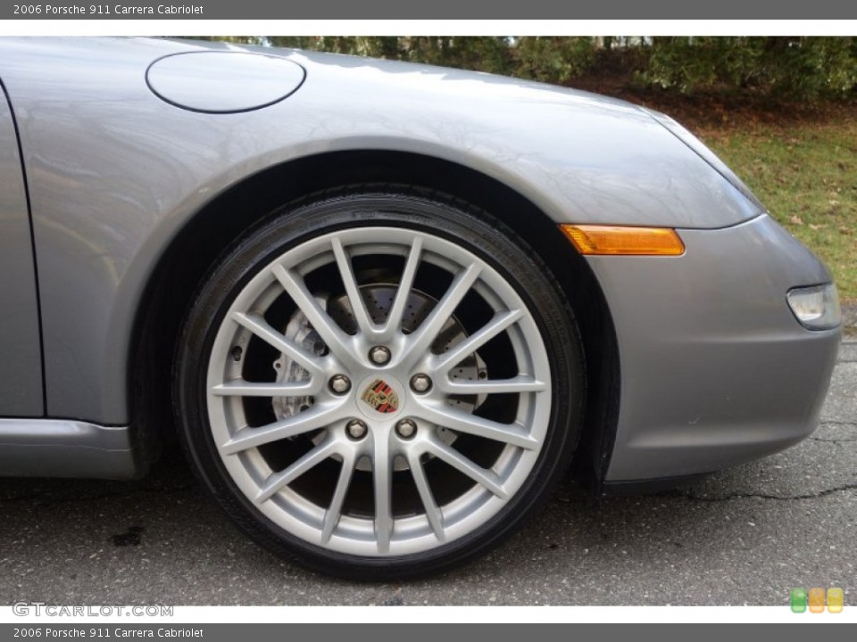 2006 Porsche 911 Carrera Cabriolet Wheel and Tire Photo #100898107
