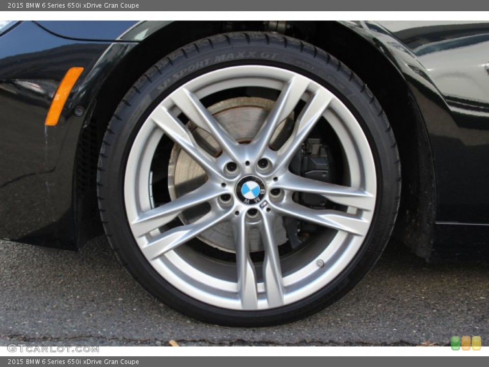 2015 BMW 6 Series 650i xDrive Gran Coupe Wheel and Tire Photo #100912337