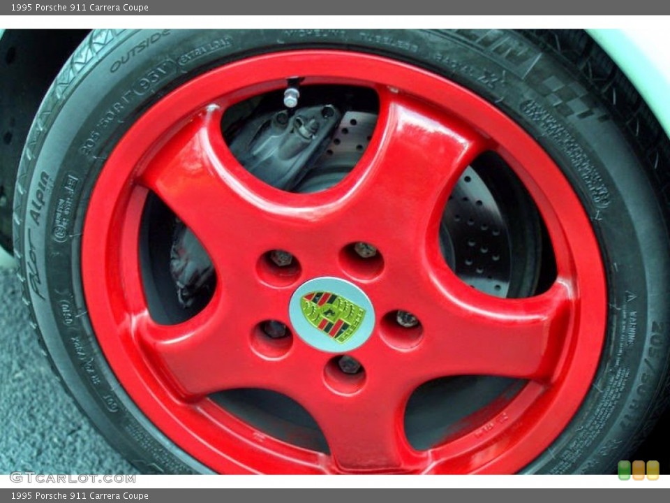 1995 Porsche 911 Carrera Coupe Wheel and Tire Photo #100958170