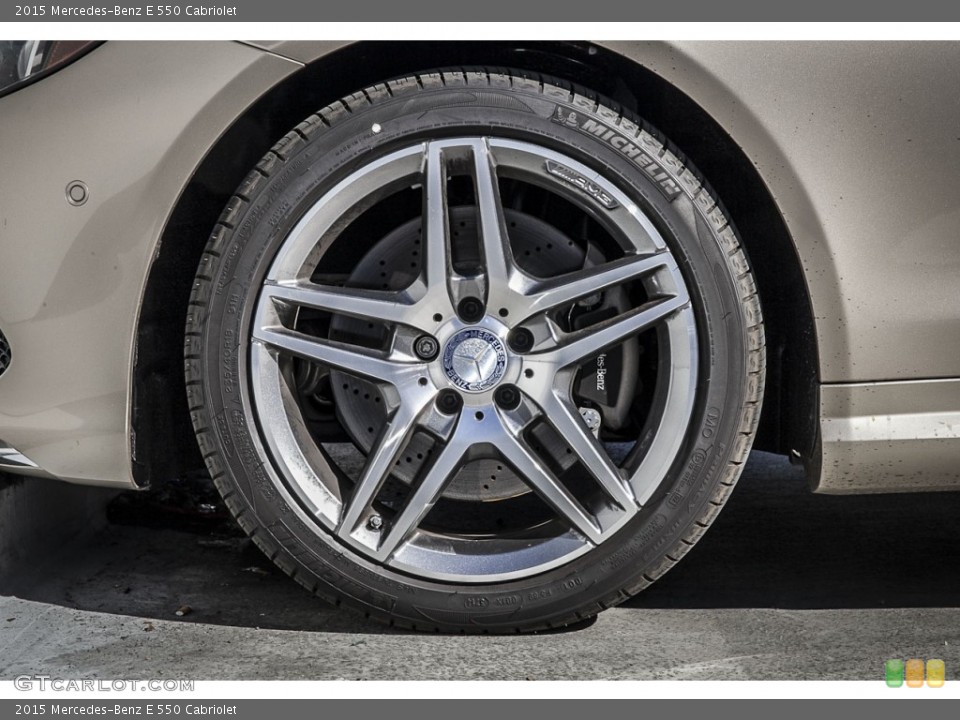 2015 Mercedes-Benz E 550 Cabriolet Wheel and Tire Photo #100994963