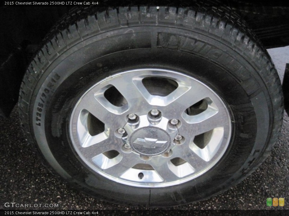 2015 Chevrolet Silverado 2500HD LTZ Crew Cab 4x4 Wheel and Tire Photo #101015320
