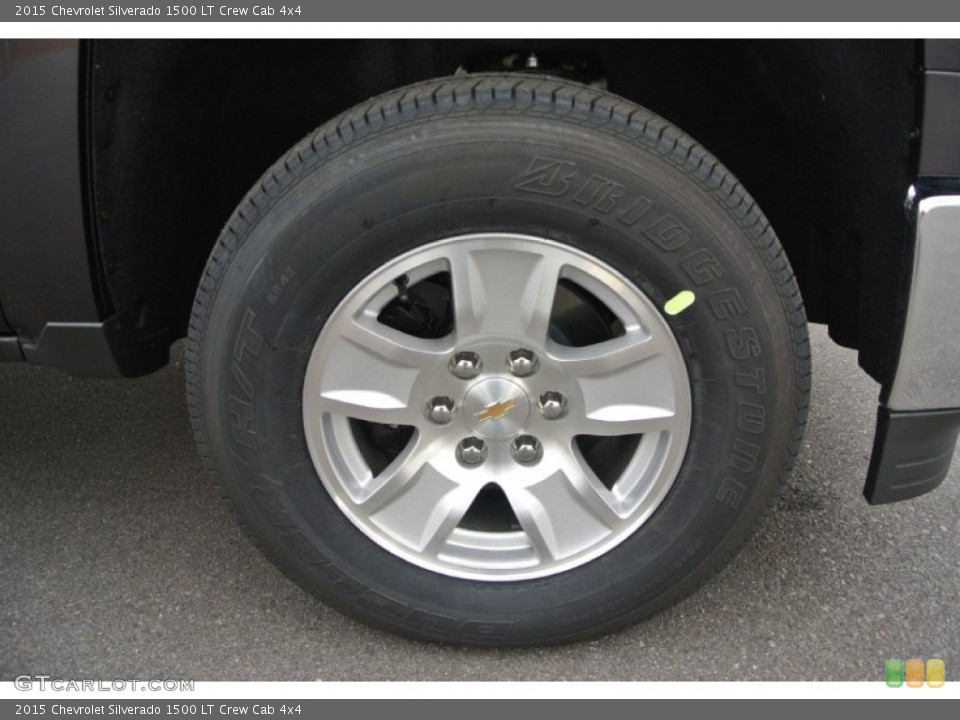 2015 Chevrolet Silverado 1500 LT Crew Cab 4x4 Wheel and Tire Photo #101015800