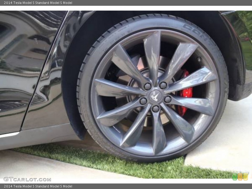 2014 Tesla Model S  Wheel and Tire Photo #101061549