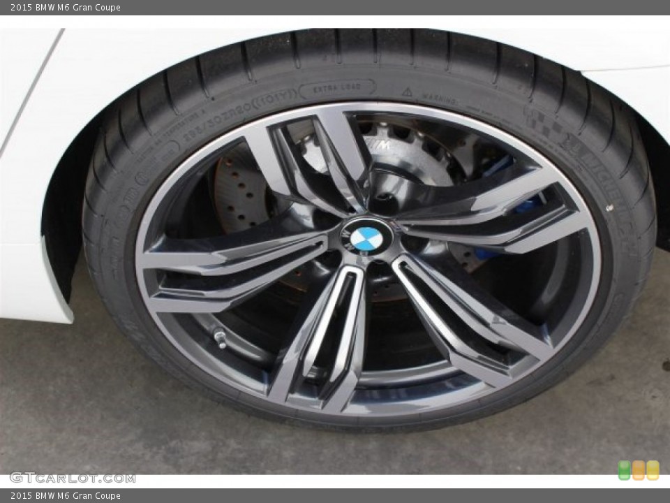 2015 BMW M6 Gran Coupe Wheel and Tire Photo #101068194
