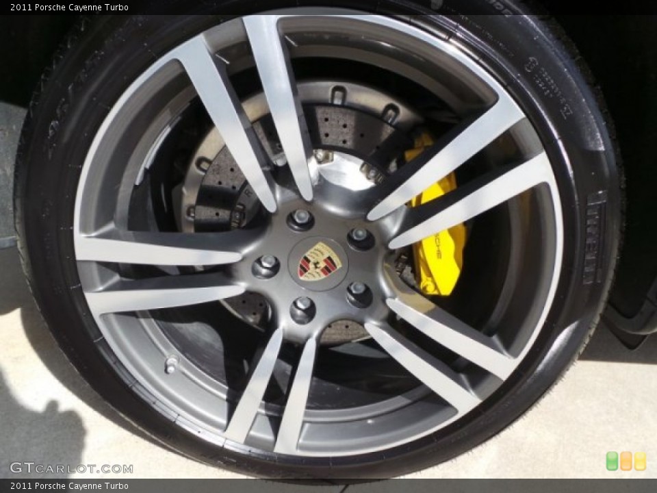 2011 Porsche Cayenne Turbo Wheel and Tire Photo #101086110