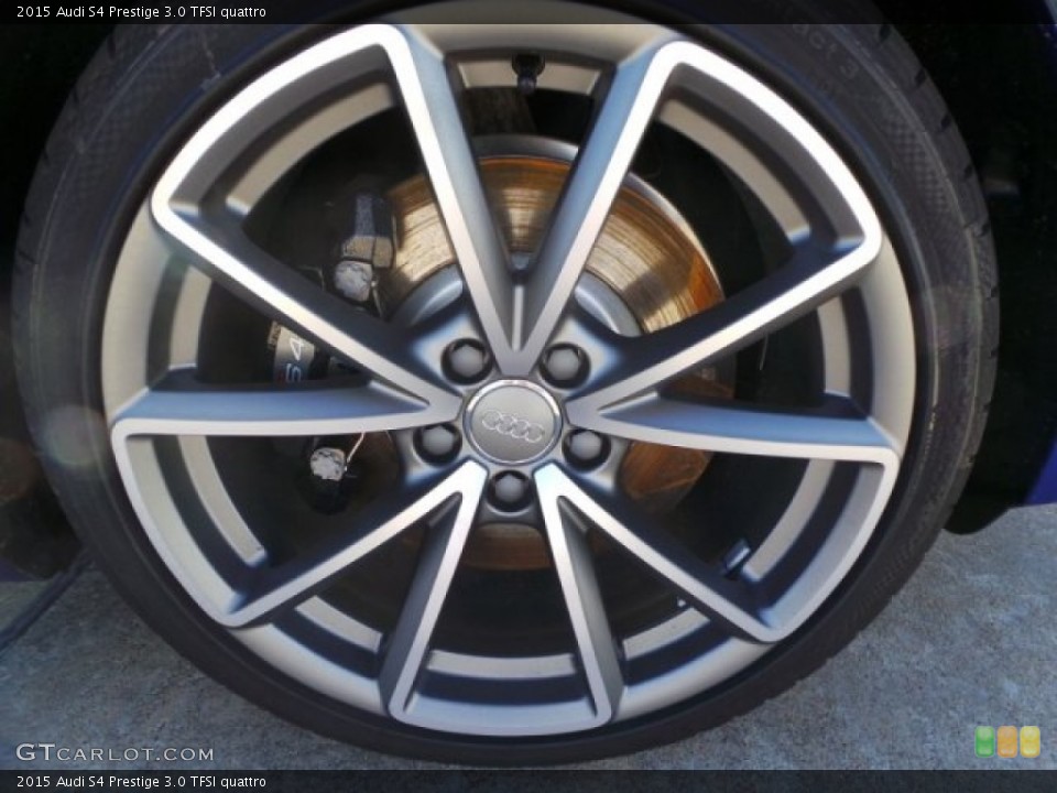 2015 Audi S4 Prestige 3.0 TFSI quattro Wheel and Tire Photo #101088567