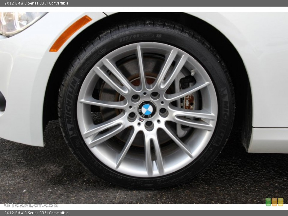 2012 BMW 3 Series 335i Convertible Wheel and Tire Photo #101098548