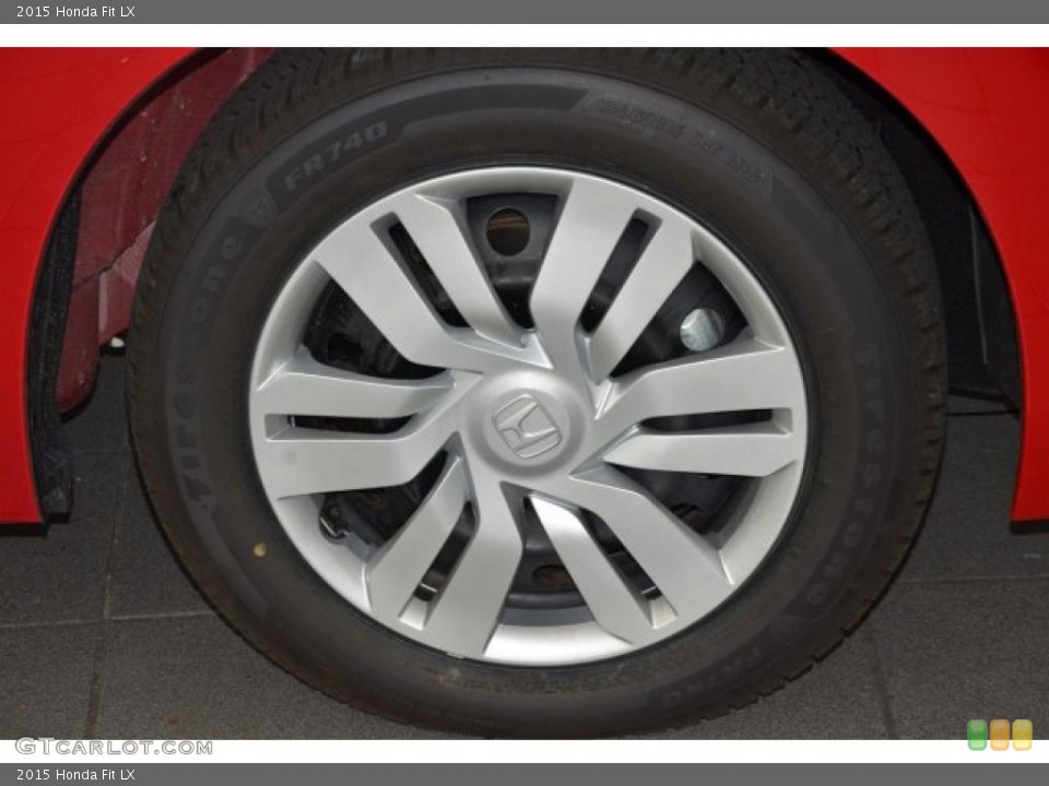 2015 Honda Fit LX Wheel and Tire Photo #101101313