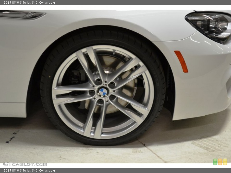 2015 BMW 6 Series 640i Convertible Wheel and Tire Photo #101102169
