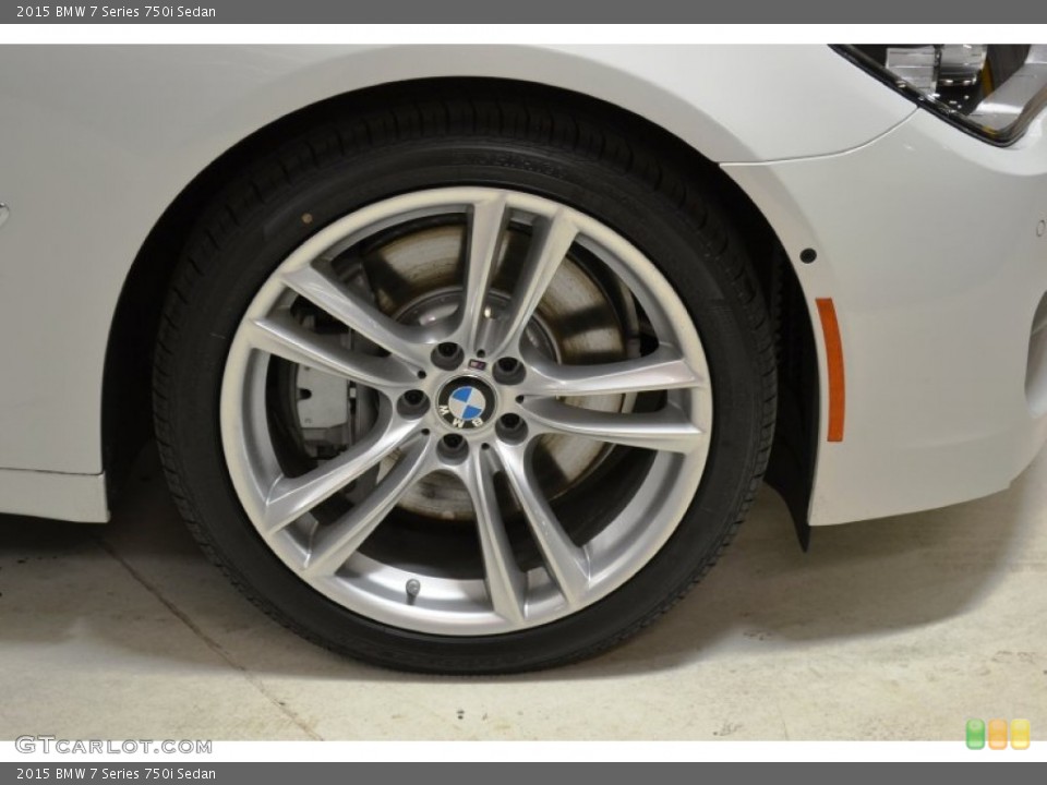 2015 BMW 7 Series 750i Sedan Wheel and Tire Photo #101102637