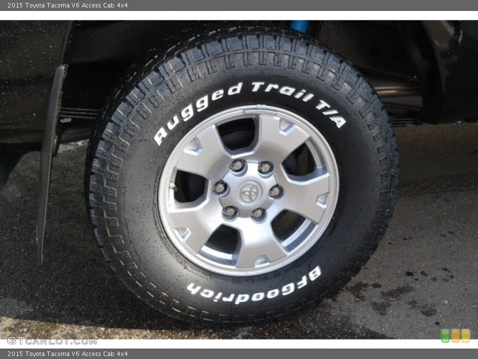 2015 Toyota Tacoma V6 Access Cab 4x4 Wheel and Tire Photo #101128681